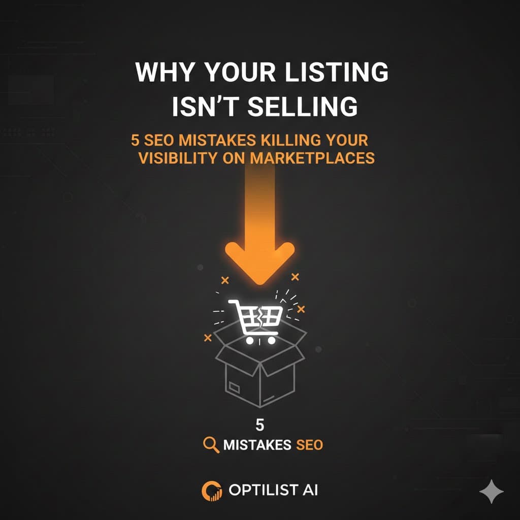 Why Your Listing Isn’t Selling: 5 SEO Mistakes Killing Your Visibility on Marketplaces